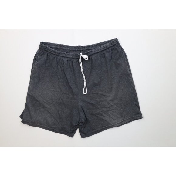 Vintage Y2K Streetwear Mens Size Large Distressed Blank Above Knee Shorts Gray - Picture 1 of 10